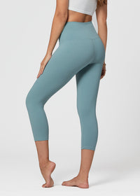 Ivy Ultra Soft High Rise Capri Leggings - Sea Blue