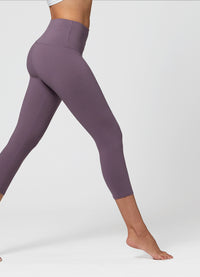 Ivy Ultra Soft High Rise Capri Leggings - Vintage Violet