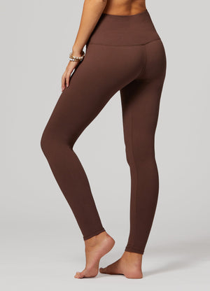 Ivy Ultra Soft High Rise Leggings - Brown