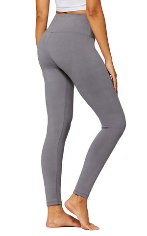 Ivy Ultra Soft High Rise Leggings - Charcoal Grey