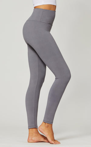 Ivy Ultra Soft High Rise Leggings - Charcoal Grey