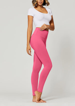 Ivy Ultra Soft High Rise Leggings - Fuchsia Pink