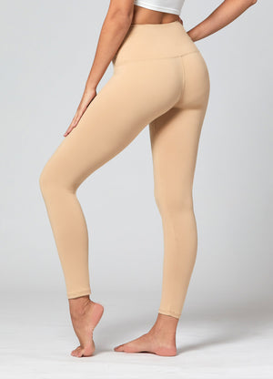 Ivy Ultra Soft High Rise Leggings - Nude Khaki Beige