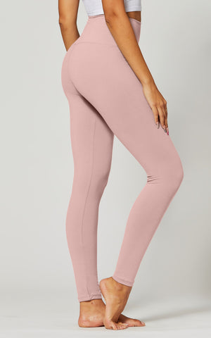 Ivy Ultra Soft High Rise Leggings - Mauve Pink