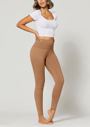 Ivy Ultra Soft High Rise Leggings - Mocha