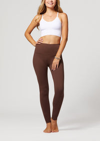Ivy Ultra Soft High Rise Leggings - Brown