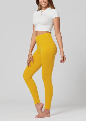Ivy Ultra Soft High Rise Leggings - Mustard