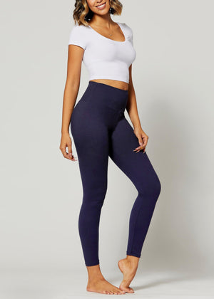 Ivy Ultra Soft High Rise Leggings - Navy Blue