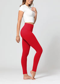Ivy Ultra Soft High Rise Leggings - Red