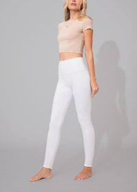 Ivy Ultra Soft High Rise Leggings - White