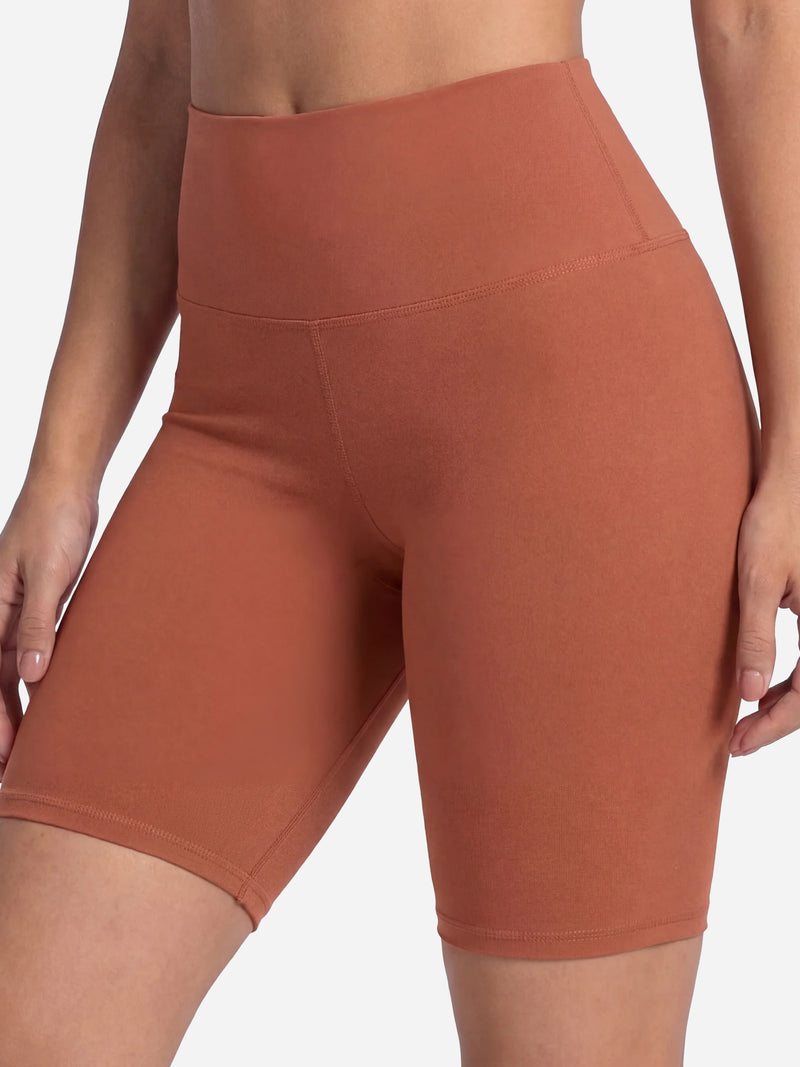 Ivy Super Ultra Soft High Waisted Yoga Shorts - Copper