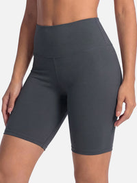Ivy Super Ultra Soft High Waisted Yoga Shorts - Dark Charcoal