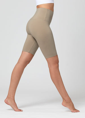Ivy Super Ultra Soft High Waisted Yoga Shorts - Desert