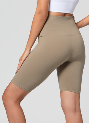 Ivy Super Ultra Soft High Waisted Yoga Shorts - Desert