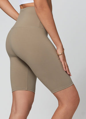Ivy Super Ultra Soft High Waisted Yoga Shorts - Desert