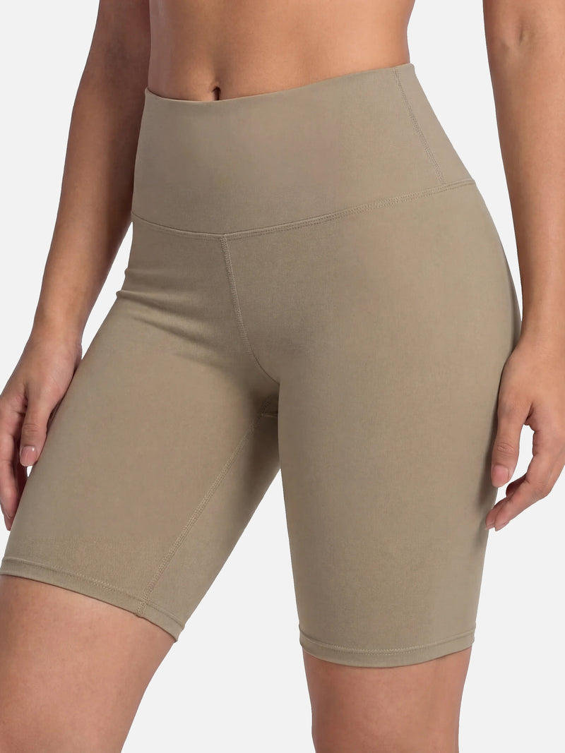 Ivy Super Ultra Soft High Waisted Yoga Shorts - Desert