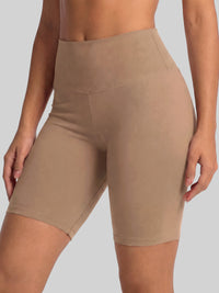 Ivy Super Ultra Soft High Waisted Yoga Shorts - Mocha
