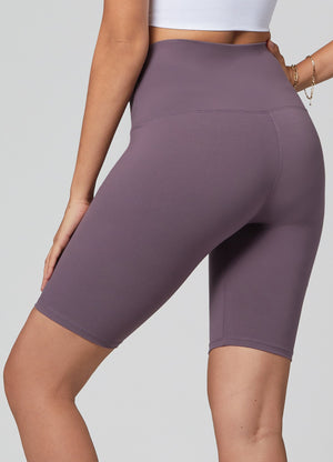 Ivy Super Ultra Soft High Waisted Yoga Shorts - Vintage Violet