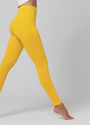 Ivy Ultra Soft High Rise Leggings - Mustard
