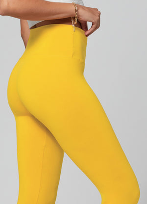 Ivy Ultra Soft High Rise Leggings - Mustard
