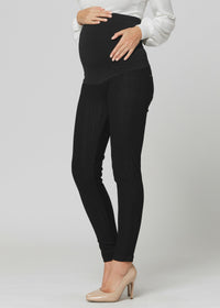 Ava Maternity Premium Stretch Everyday Jeggings - Black