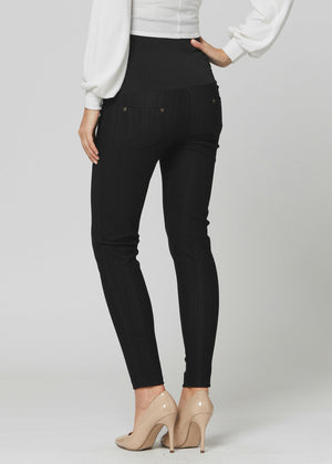 Ava Maternity Premium Stretch Everyday Jeggings - Black