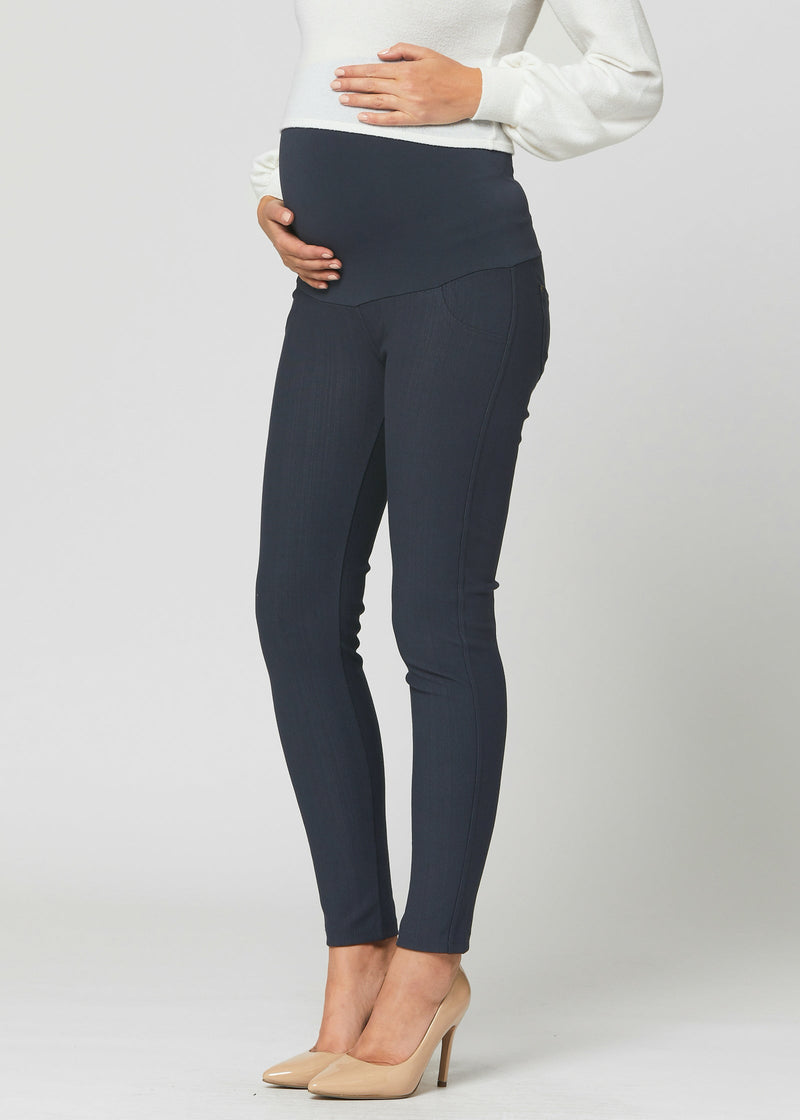 Ava Maternity Premium Stretch Everyday Jeggings - Charcoal Grey