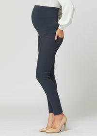 Ava Maternity Premium Stretch Everyday Jeggings - Charcoal Grey