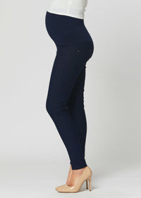 Ava Maternity Premium Stretch Everyday Jeggings - Indigo Blue