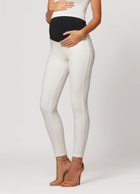 Ava Maternity Premium Stretch Everyday Jeggings - Off White