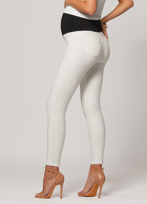 Ava Maternity Premium Stretch Everyday Jeggings - Off White
