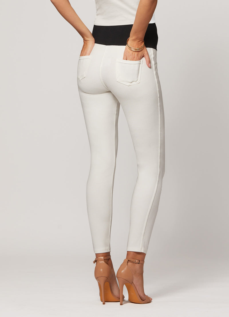 Ava Maternity Premium Stretch Everyday Jeggings - Off White
