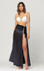 Women's Swimsuit Cover Up - Long Sarong Skirt Wrap - Black
