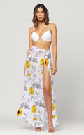 Luna Women's Swimsuit Cover Up - Long Sarong Skirt Wrap
